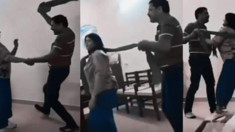 'तुम रुठी रहो मै मनाता रहो...' गाण्यावर अधिकाऱ्याचं बायकोसोबत नाचकाम, व्हिडिओ केला युट्यूबवर शेअर, आता भोगतोय कर्माची फळं virla video tum ruthi raho main manata raha song