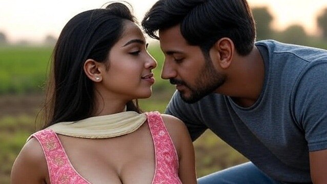 daughter with boyfriend in the field at night Father arrived in search of girl and later killed her for false pride