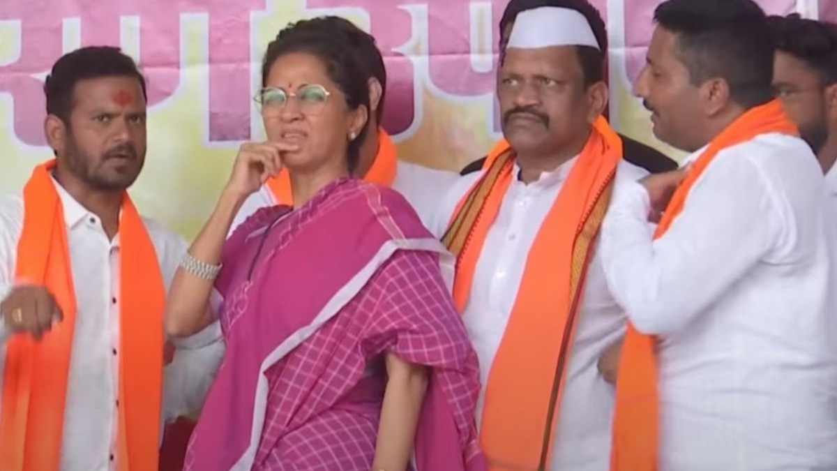 मराठा आंदोलक आक्रमक! खासदार सुप्रिया सुळेंची गाडी अडवली अन् घेराव घातला, नंतर घडलं असं काही..