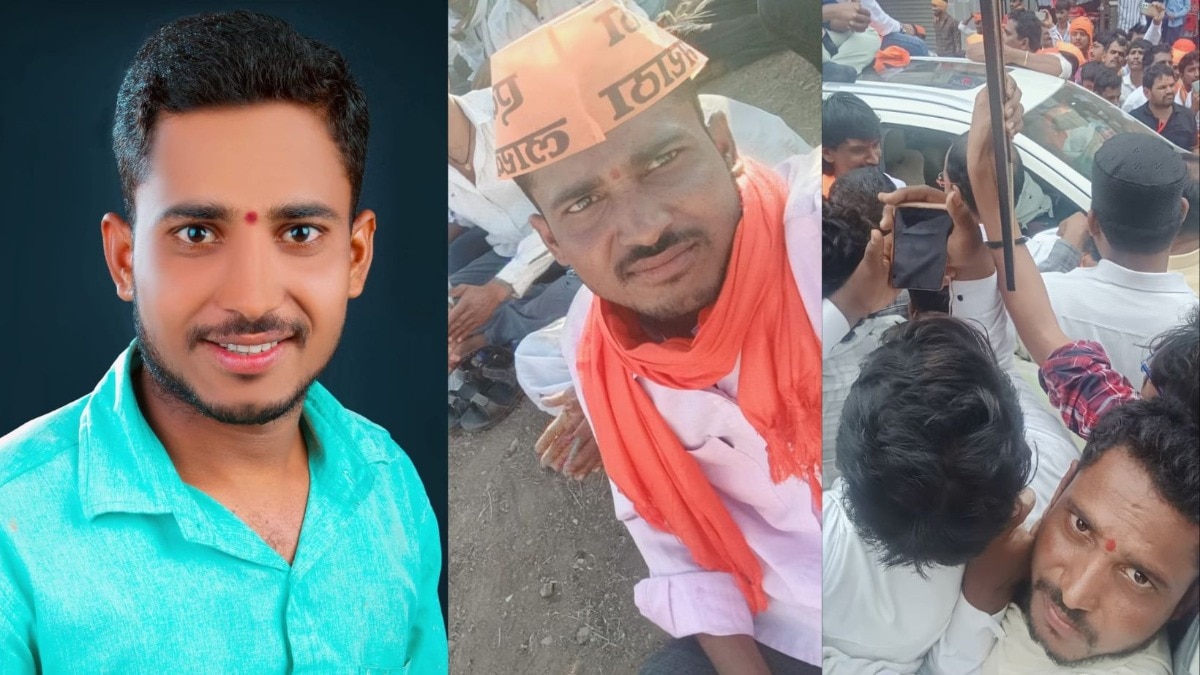 maratha protestor