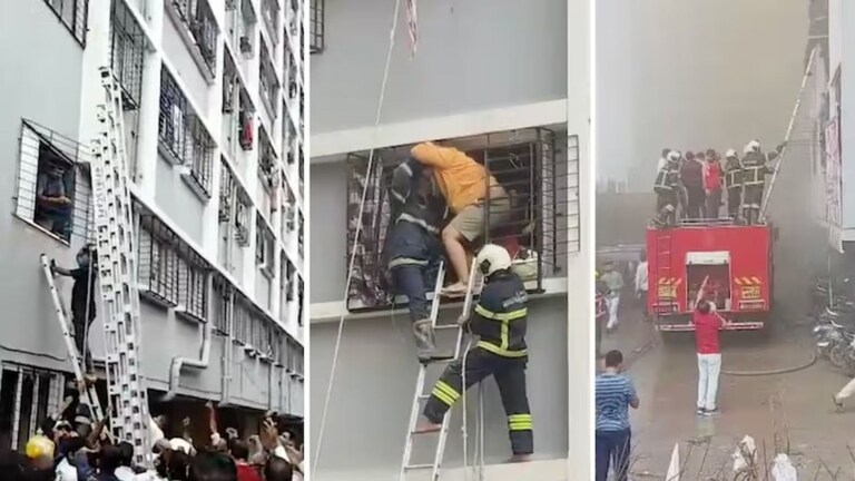 दहिसरच्या इमारतीला भीषण आग, महिलेचा आगीत होरपळून मृत्यू, जखमींची संख्या आली समोर... Mumbai Dahisar Fire