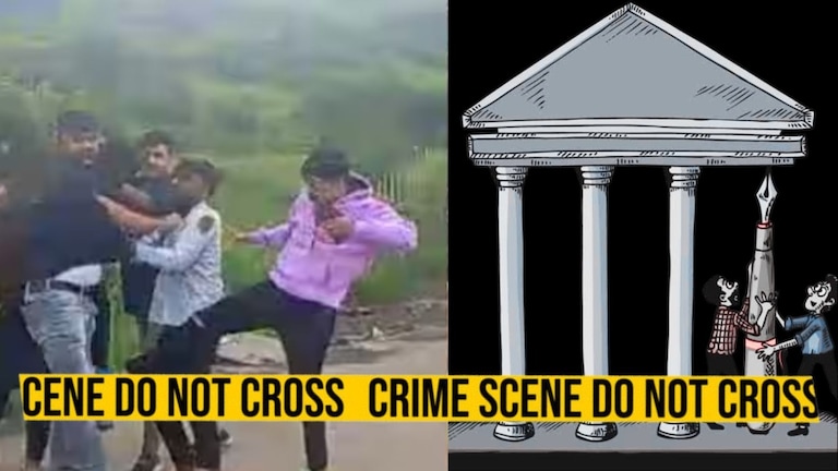 नाशिकच्या त्र्यंबकेश्वरमध्ये पत्रकारांवर गुंडांकडून प्राणघातक हल्ला, अपोलो रुग्णालयात उपचार सुरु, नेमकं काय घडलं? nashik crime