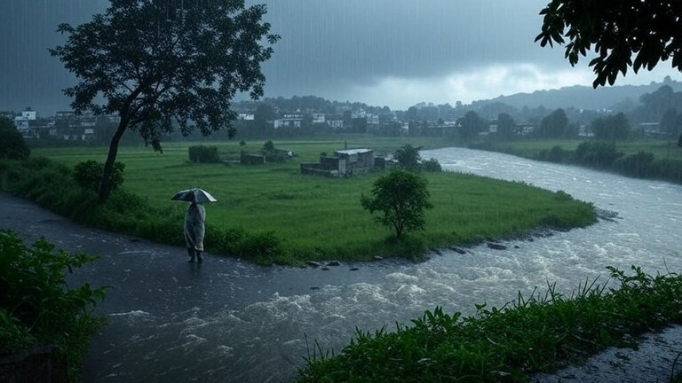 कोकणासह मराठवाड्यात वादळी वाऱ्यासह पावसाचा हाहाकार, हवामान विभागाचा अंदाज काय? Maharashtra Weather (फोटो सौजन्य: Grok AI)