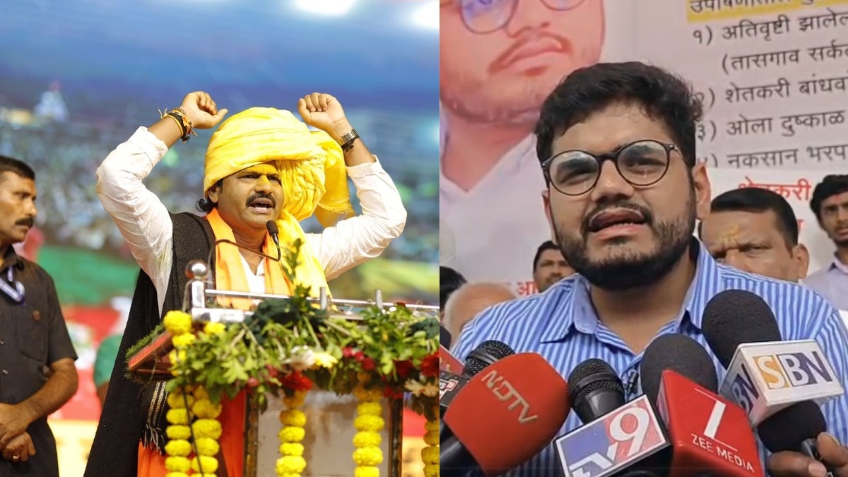 जयंत पाटलांवर टीका करताना गोपीचंद पडळकरांची जीभ घसरली, रोहित पाटलांनी चांगलंच सुनावलं Mumbai Tak