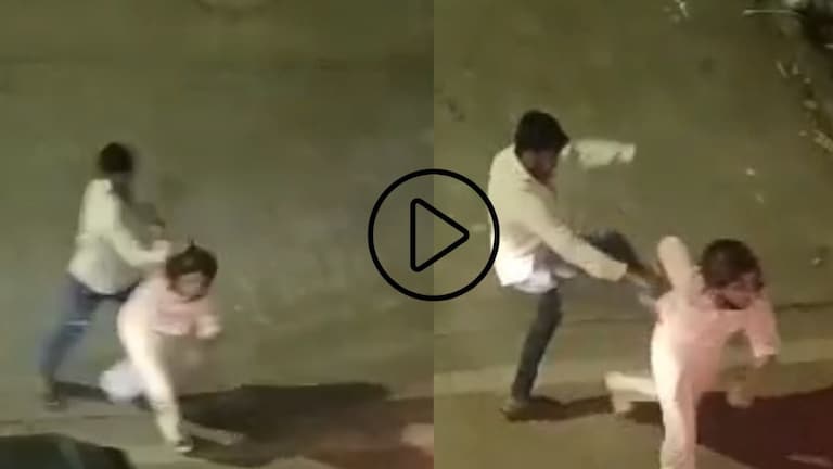 Pune Crime : आधी तरुणीला सनकरून चापट दिली, नंतर लाथाबुक्क्यांनी केली बेदम मारहाण, सातारा रोडवर तरुणाचा लाज आणणारा प्रकार pune crime