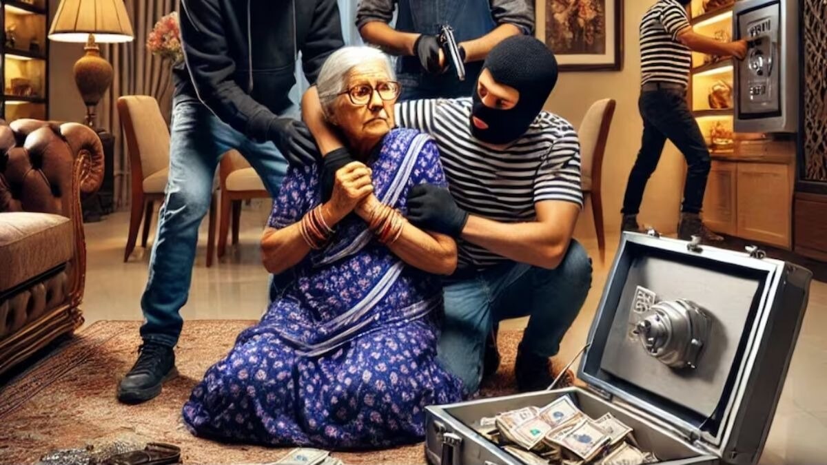 खेळण्यातली बंदूक दाखवून मालकीणीला लुटलं अन्...