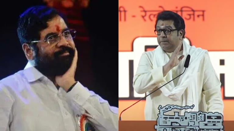 पैठणच्या आमदाराने बाहेरुन मतदार आणल्याचं सांगितलं, शिंदेंनी डोळा मारुन दाढीवरुन हात फिरवला, राज ठाकरेंचा हल्लाबोल Mumbai Tak