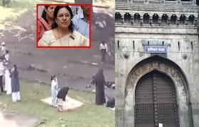 शनिवार वाड्यात नमाज पठणावरून वादंग, मेधा कुलकर्णी रस्त्यावर, हिंदू संघटना एकवटताच गोमूत्राने केलं शुद्धीकरण shaniwar wada at namaz pathan after medha kulkarni aggressive