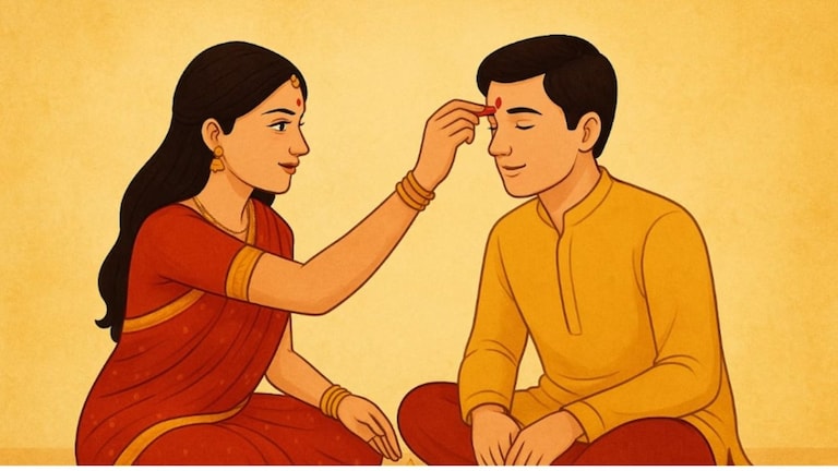 भाऊरायाला ओवाळण्याचा शुभ मुहूर्त कोणता? भाऊबीजेसाठीची शुभ-वेळ जाणून घ्या Bhaubeej 2025