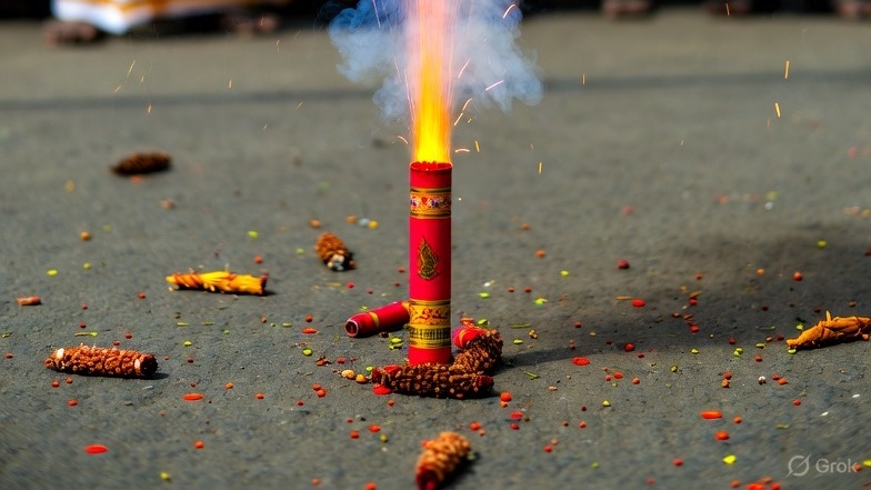 दिवाळीत बीड हादरलं! फटाके फोडताना झाला स्फोट, 6 वर्षाच्या मुलाच्या डोळ्याला मोठी इजा, नेमकं काय घडलं? Beed Crime