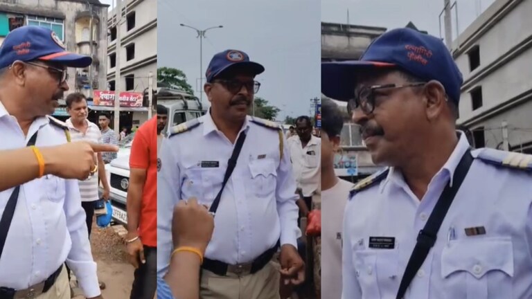 रत्नागिरीमध्ये लाचखोर ट्रॅफिक पोलीस पैसे घेऊन टपरीवाल्याकडे द्यायचा, तरुणांनी कसा केला पर्दाफाश? Ratnagiri news the traffic police took bribes