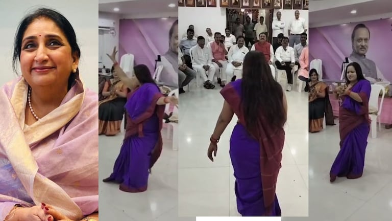 अजित पवारांच्या राष्ट्रवादीच्या कार्यालयात 'वाजले की बारा'वर महिलेचा तुफान डान्स, कार्यकर्त्यांना सुनेत्रा पवारांचा फोन Mumbai Tak