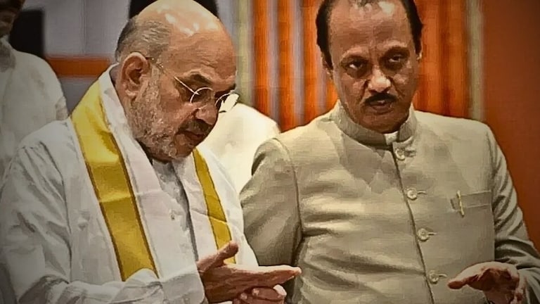 'तो' रिपोर्ट येण्याआधी अजित पवारांनी अचानक का घेतली अमित शाहांची थेट दिल्लीत भेट? why did ajit pawar suddenly meet amit shah directly in delhi