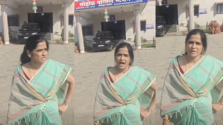 नगरपंचायत बिनविरोध करण्यासाठी अनगरमध्ये दहशत? अर्ज भरु नये म्हणून पाठलाग; महिलेचे भाजप नेत्यावर आरोप Ujjwala Thite and Anagar nagarpanchayat