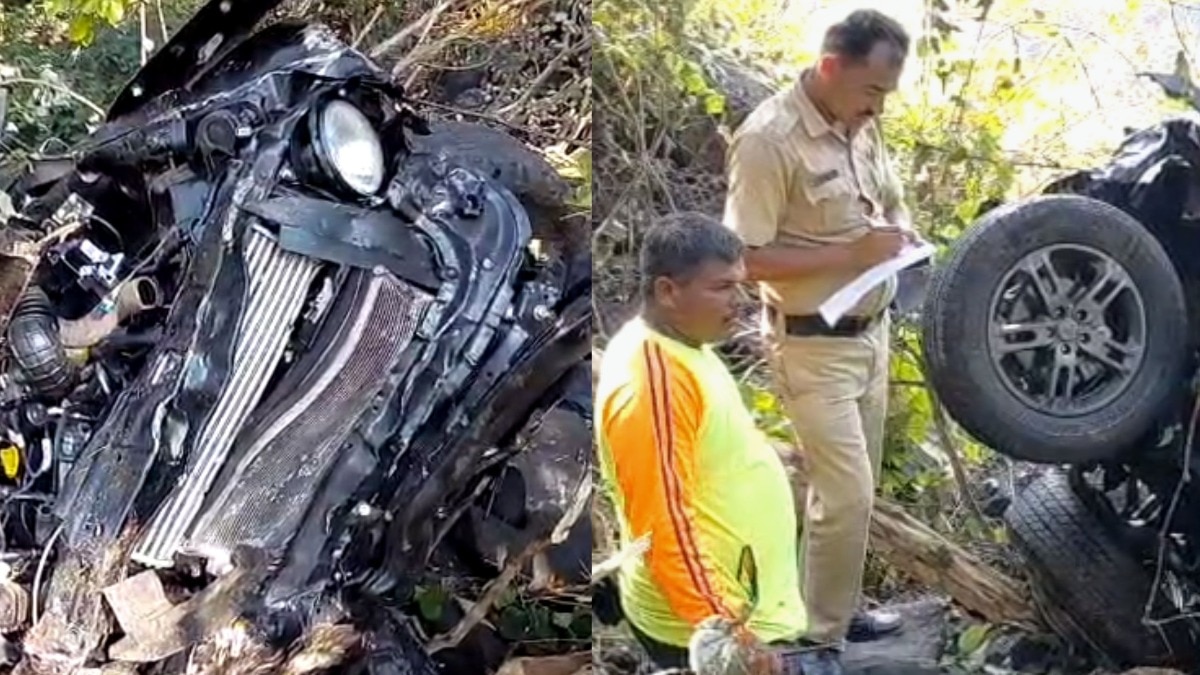 20 दिवसांपूर्वीच विकत घेतली थार, ताम्हिणी घाटातील 500 फूट खोल दरीत कोसळली, भीषण अपघातात चौघांवर काळाचा घाला