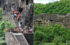 अंजिठा लेणी पाहाण्यासाठी पायऱ्या चढल्यानंतर ह्रदयविकाराचा झटका, पुण्यातील महिलेचा जागेवर मृत्यू Pune woman dies on the spot after suffering heart attack after climbing stairs to see Anjitha Caves :