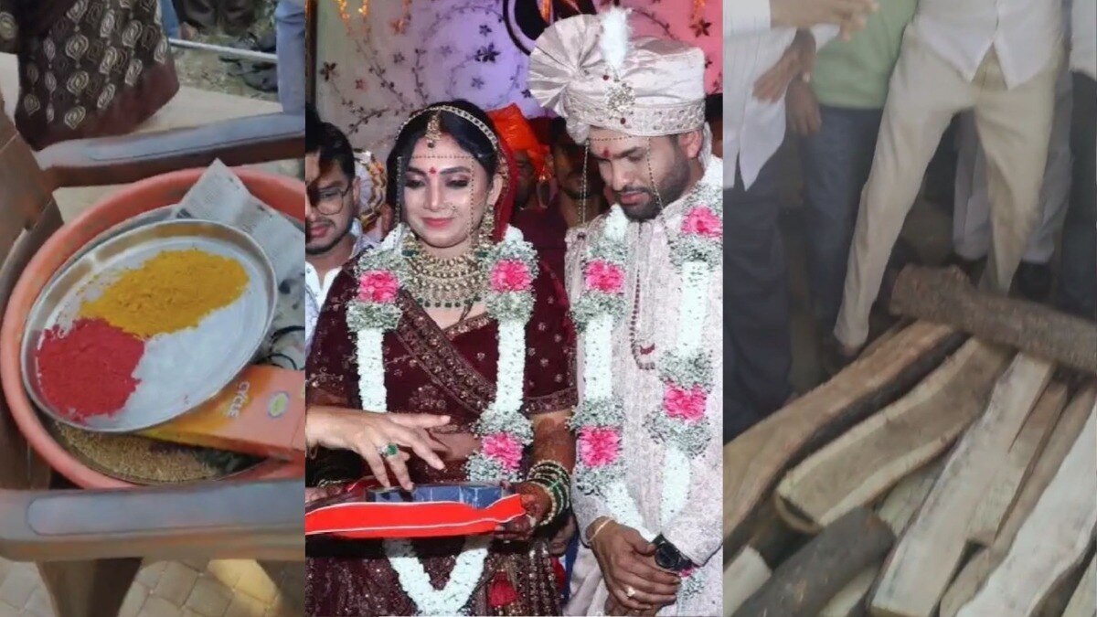 Gauri Palave funeral in front of Anant Garje house Preparations