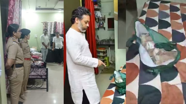 निलेश राणेंचा धमाका, भाजप नेत्याच्या घरावर धाड, प्रचाराची धामधूम सुरु असताचा बेहिशोबी 25 लाख सापडले shivsena mla nilesh rane