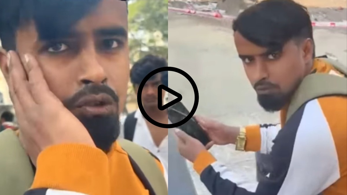 मुंबईतील रेल्वे स्थानकावर तरुणाचे मुलीकडे पाहून अश्लील चाळे, तरुणीने कानाखाली काढला जाळ, VIDEO 