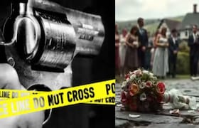 आनंदोत्सवासाठी लग्नसोहळ्यातील मिरवणुकीत गोळीबार, नवऱ्याच्या मानेवर गोळी लागून मृत्यू, परिसरात गोंधळ उडाला crime news