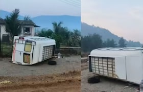 रायगड दर्शनासाठी निघालेल्या सांगलीच्या विद्यार्थिनींची बस पलटली; सहलीला जात असताना दुर्दैवी घटना Raigad Accident