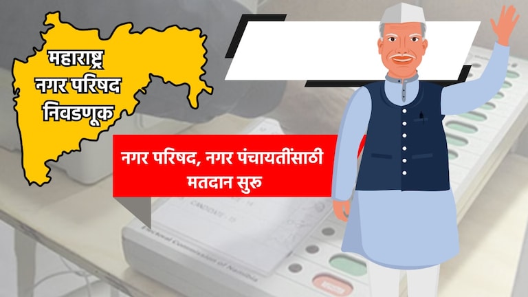 Nagar Parishad Voting LIVE: नगरपरिषदा व नगरपंचायतीसाठी 'या' जिल्ह्यांत मतदान! आतापर्यंतची टक्केवारी काय? nagar parishad voting live voting for 264 nagar parishad and nagar panchayats today see where voting will not take place