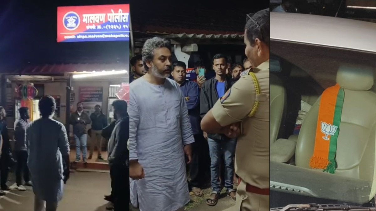 मालवणमध्ये भाजप पदाधिकाऱ्याच्या गाडीत घबाड सापडलं, निलेश राणेंनी थेट पोलीस स्टेशन गाठलं