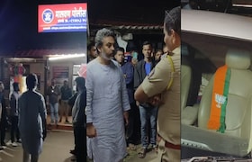 मालवणमध्ये भाजप पदाधिकाऱ्याच्या गाडीत घबाड सापडलं, निलेश राणेंनी थेट पोलीस स्टेशन गाठलं malvan nagarparishad election