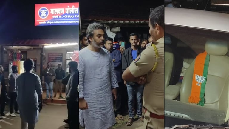 मालवणमध्ये भाजप पदाधिकाऱ्याच्या गाडीत घबाड सापडलं, निलेश राणेंनी थेट पोलीस स्टेशन गाठलं malvan nagarparishad election