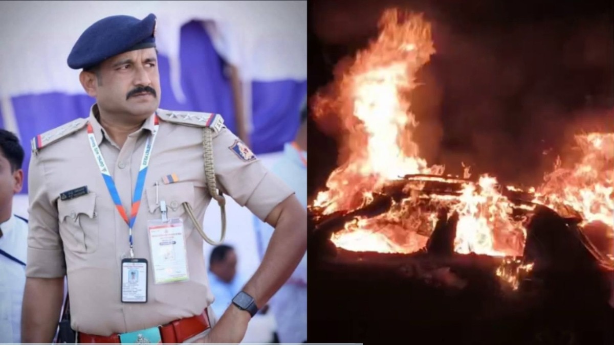 Police inspector dies of burns