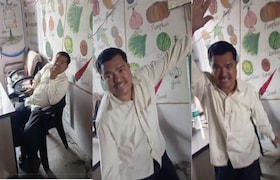 नांदेडमधील जिल्हा परिषद शिक्षकाचा दारु पिऊन तुफान डान्स, प्रशासनाकडून निलंबनाची कारवाई; पाहा व्हिडीओ Zilla Parishad teacher suspended in Nanded