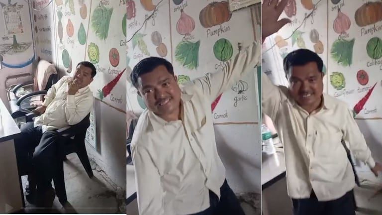 नांदेडमधील जिल्हा परिषद शिक्षकाचा दारु पिऊन तुफान डान्स, प्रशासनाकडून निलंबनाची कारवाई; पाहा व्हिडीओ Zilla Parishad teacher suspended in Nanded