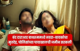नवरा-बायको एकत्रच गेले बाथरूममध्ये, बंद दाराआड नेमकं घडलं तरी काय की दोघांचाही गेला जीव? accident news