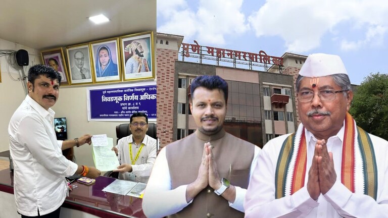 पुणे महानगरपालिका : विधानसभा निवडणुकीमध्ये चंद्रकांत पाटलांना नडणाऱ्या अमोल बालवडकर यांचा पत्ता कट Pune Mahanagar Palika Election