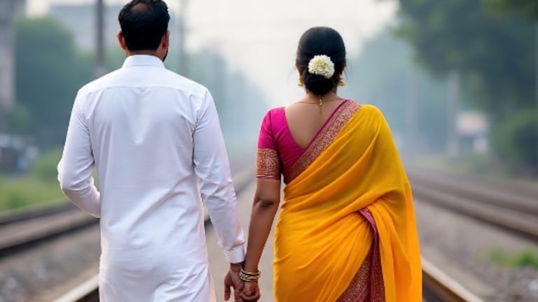 अकोल्यात शिक्षिका ड्रायव्हरच्या प्रेमात झाली वेडी, कुटुंबाने लग्नाला केला विरोध, नंतर रेल्वेखाली उडी मारत... Akola news