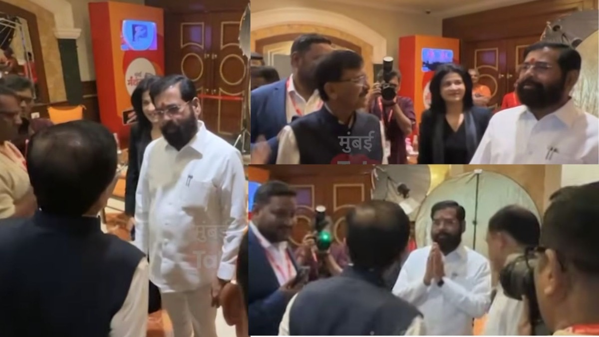 Eknath Shinde and Sanjay Raut 