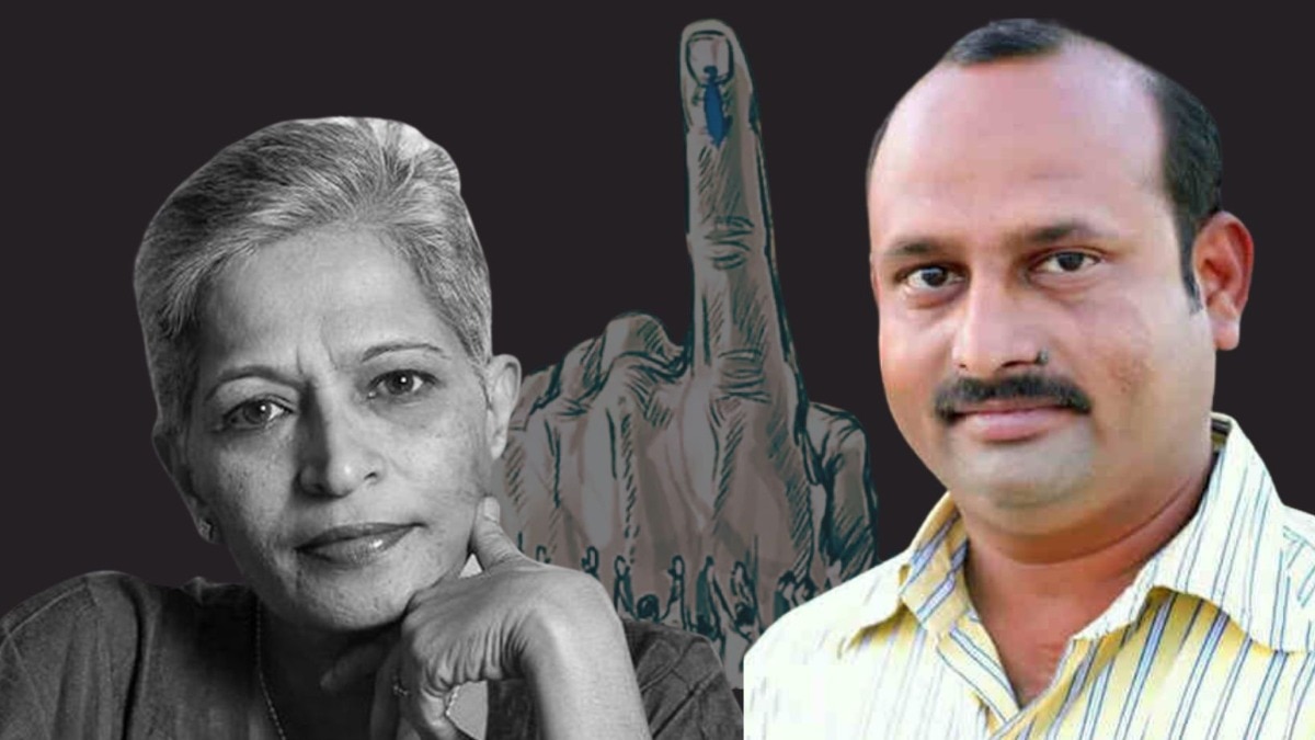 The accused in the gauri lankesh murder case has been given a candidacy