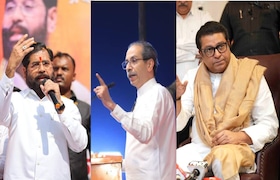 उद्धव ठाकरे, एकनाथ शिंदे की राज ठाकरे? बाळासाहेबांचा खरा वारसदार कोण? C Voter च्या सर्व्हेत कोणाला पसंती? Uddhav Thackeray Eknath Shinde or Raj Thackeray Who is Balasaheb Thackeray's true successor :