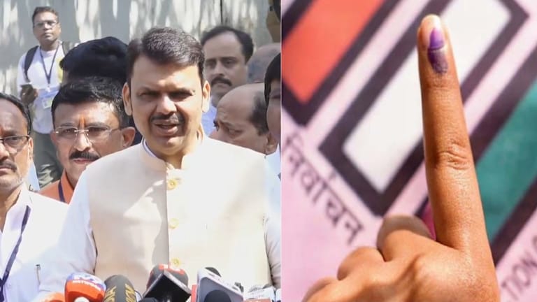 मतदान केल्यानंतर लावली जाणारी शाई पुसली जात असल्याच्या तक्रारी, देवेंद्र फडणवीस म्हणाले, 'निवडणूक आयोगाने..' Devendra Fadnavis on Election Commission