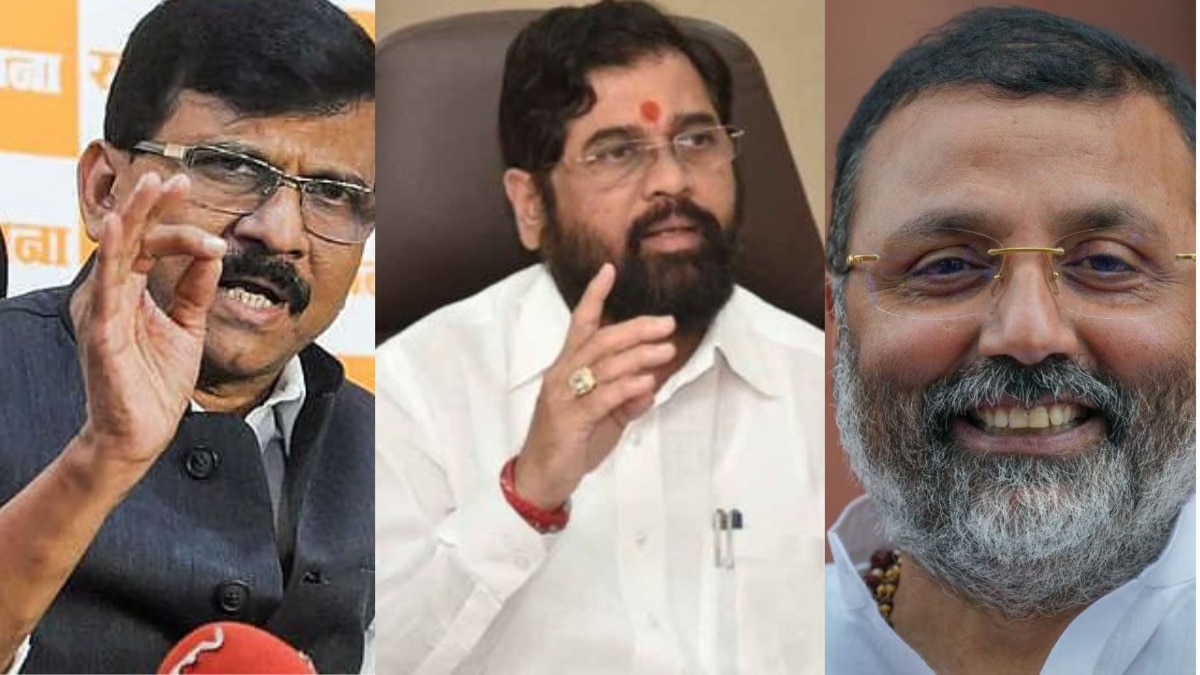 संजय राऊतांकडून एकनाथ शिंदेंचा 'जयचंद' म्हणून उल्लेख, तिकडं निशिकांत दुबे संतापले, नेमकं काय म्हणाले?