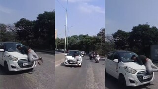 पुणे : थोडासा वाद झाल्याने संतापली, महिलेने युवकाला 2 कि.मी. लांब फरफटत नेले; पाहा व्हिडीओ Mumbai Tak