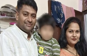 कॉन्स्टेबलचा पत्नीशी वाद, बायकोवर केला तव्याने हल्ला, लेकीची हत्या करून नदीत उडी मारत स्वत:ला संपवलं crime news