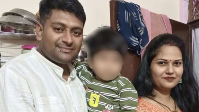 कॉन्स्टेबलचा पत्नीशी वाद, बायकोवर केला तव्याने हल्ला, लेकीची हत्या करून नदीत उडी मारत स्वत:ला संपवलं crime news