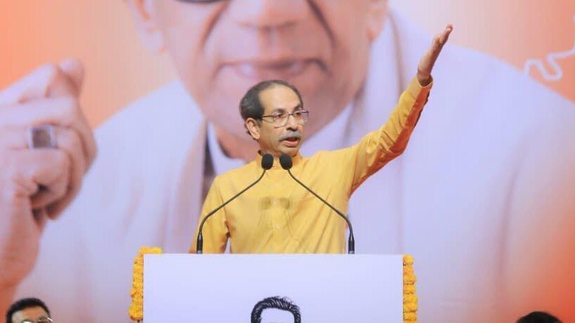 i never live my life as a slave to two businessmen shiv sena ubt chief uddhav thackeray strongly criticized bjp