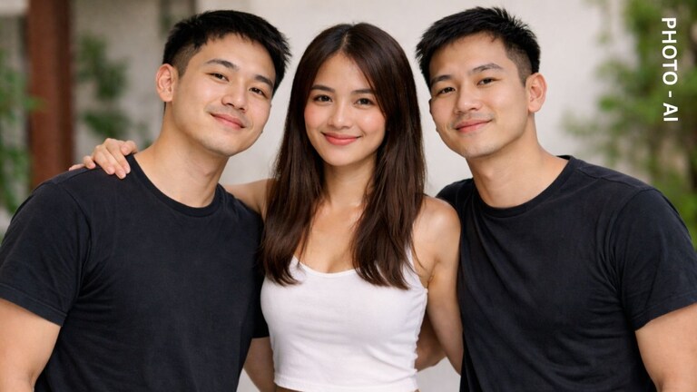 जुळ्या भावांना डेट करतीये महिला, गरोदर झाली तर करणार DNA टेस्ट! Thai woman dates twin brothers at once