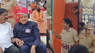 बाबासाहेबांचे नाव का घेतले नाही? वनविभागाच्या महिला कर्मचाऱ्याचा सवाल, गिरीश महाजन यांचं स्पष्टीकरण VIDEO Mumbai Tak