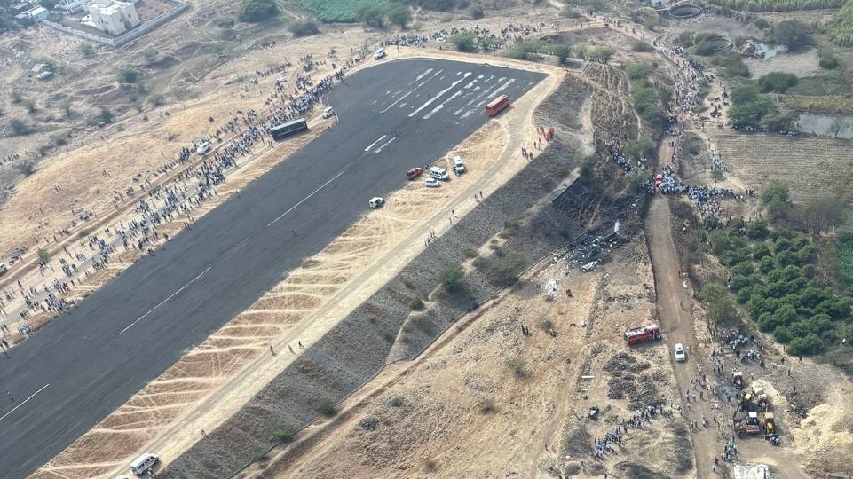 ajit pawar death runway was right nearby yet what went wrong at last moment everything ended in a one minute
