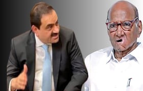 गौतम अदानींनी घेतली शरद पवार यांची सांत्वनपर भेट gautam adani meet sharad pawar