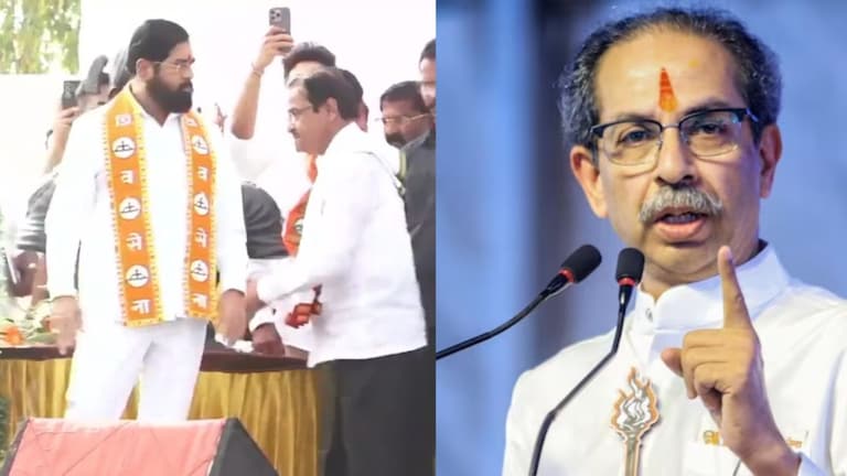 उद्धव ठाकरेंच्या आमदारासाठी एकनाथ शिंदेंनी घेतली प्रचार सभा, राज्यात मोठ्या घडामोडी; नेमकं काय घडलं? Eknath Shinde held a campaign meeting for Uddhav Thackeray MLA Dilip Sopal