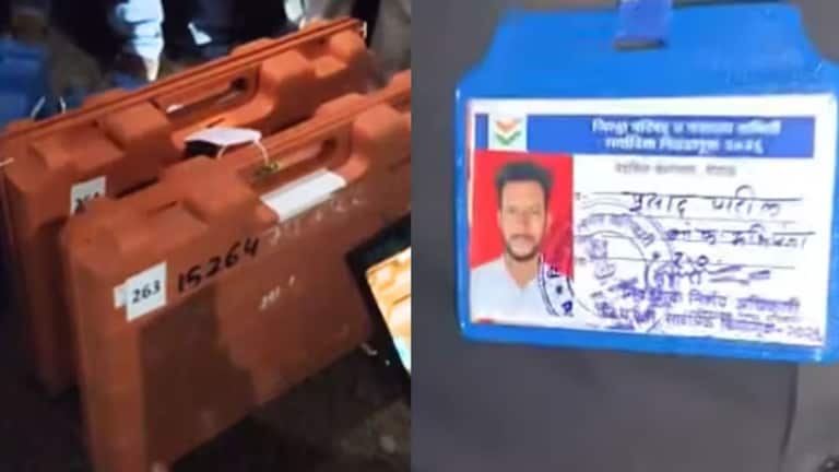 सोलापुरात हॉटेलवर मतदान पेट्या सापडल्या, आता 2 अधिकारी अन् पोलीस कर्मचाऱ्यावर कारवाई होणार, प्रशासनाची माहिती Solapur Politics :